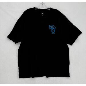 Edwin Mens Black Hope Provider Graphic Crew Short Sleeve T Shirt Sz XXL